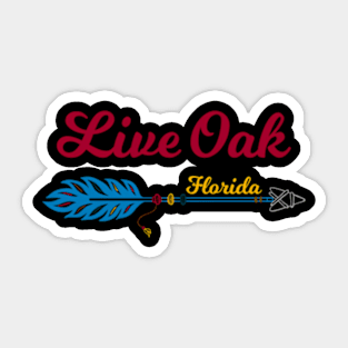 Live Oak Florida Sticker